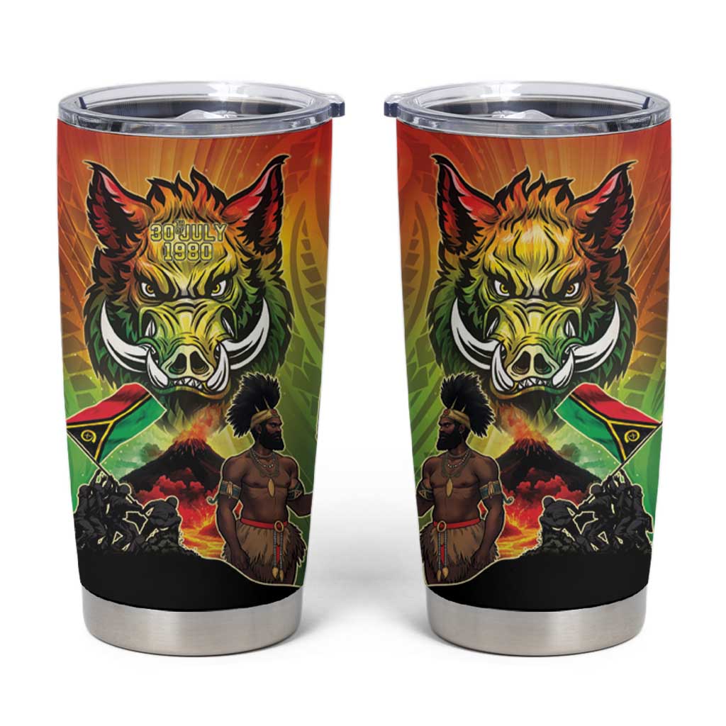 Vanuatu July 30th 1980 Tumbler Cup Happy Independence Day - Polynesian Pride