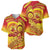 Vanuatu 45 Yia Indipendens Anivesari Baseball Jersey Tamtam Drum With Boar Tusk - Polynesian Pride