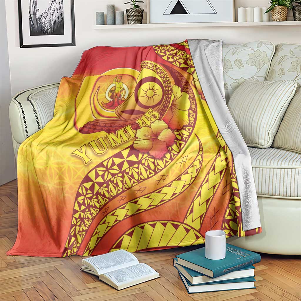 Vanuatu 45 Yia Indipendens Anivesari Blanket Tamtam Drum With Boar Tusk - Polynesian Pride