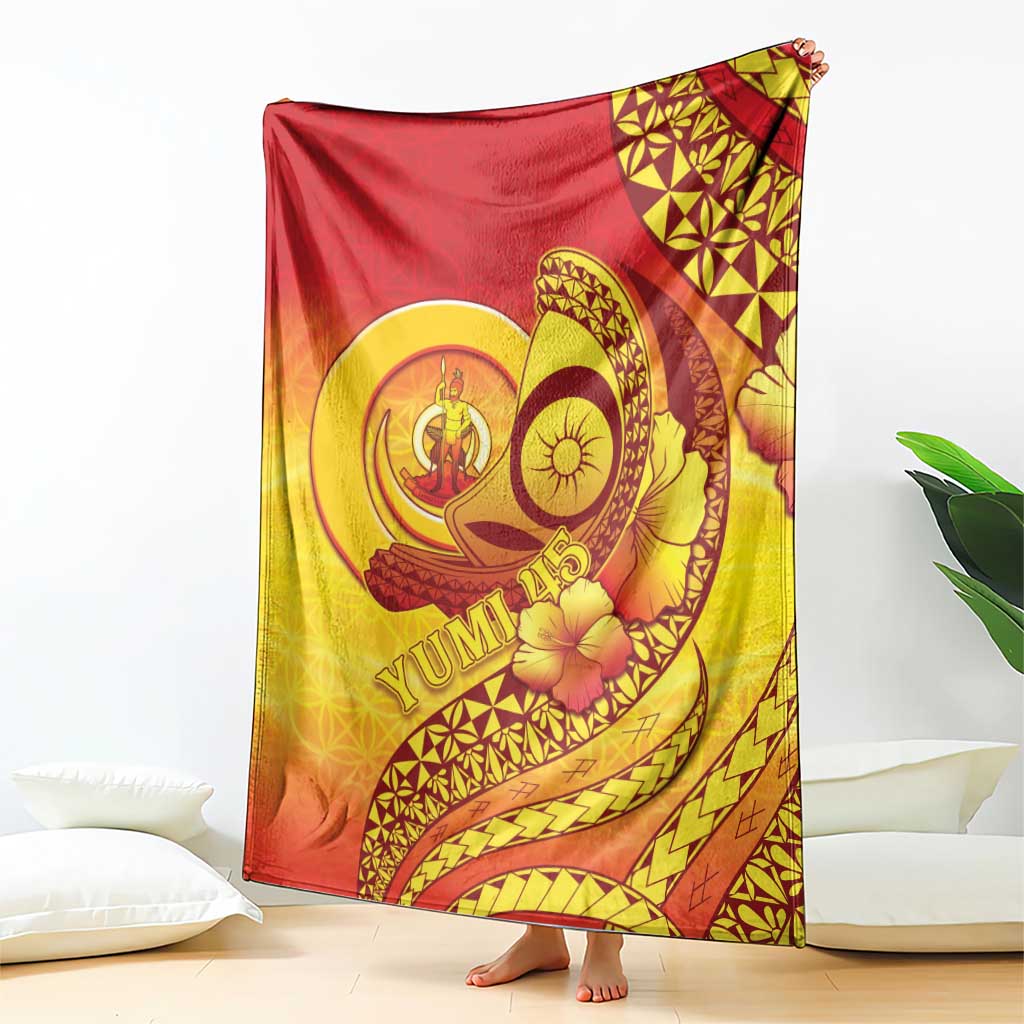 Vanuatu 45 Yia Indipendens Anivesari Blanket Tamtam Drum With Boar Tusk - Polynesian Pride