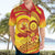 Vanuatu 45 Yia Indipendens Anivesari Hawaiian Shirt Tamtam Drum With Boar Tusk - Polynesian Pride