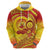 Vanuatu 45 Yia Indipendens Anivesari Hoodie Tamtam Drum With Boar Tusk - Polynesian Pride