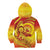 Vanuatu 45 Yia Indipendens Anivesari Kid Hoodie Tamtam Drum With Boar Tusk - Polynesian Pride