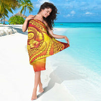 Vanuatu 45 Yia Indipendens Anivesari Sarong Tamtam Drum With Boar Tusk - Polynesian Pride