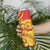 Vanuatu 45 Yia Indipendens Anivesari Skinny Tumbler Tamtam Drum With Boar Tusk - Polynesian Pride