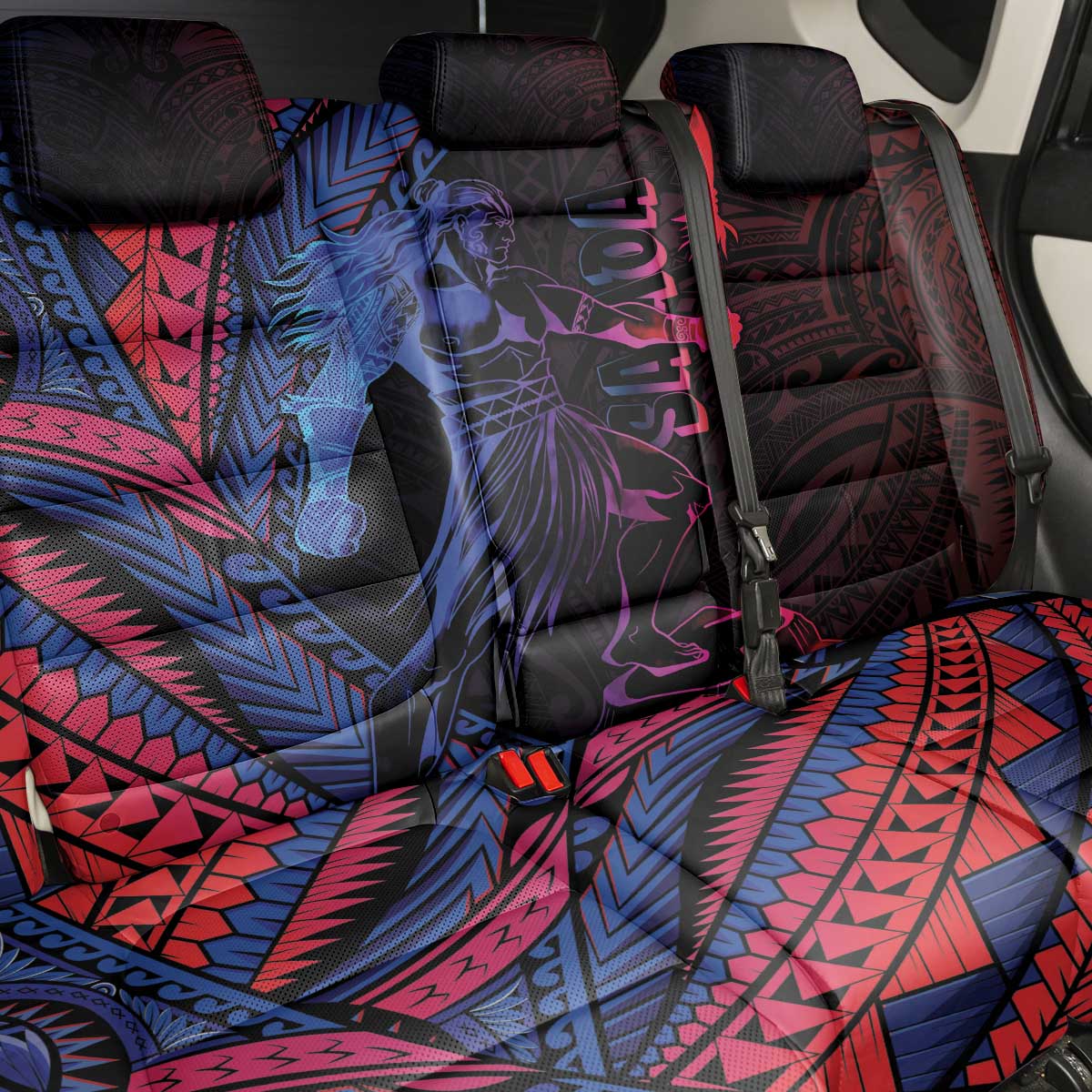 Samoan Pride Back Car Seat Cover The Tui Manua - Polynesian Pride