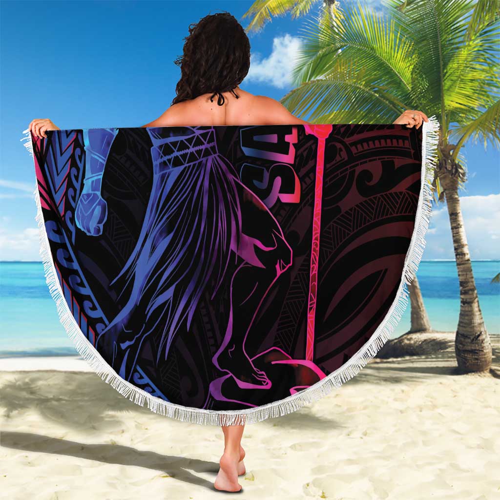 Samoan Pride Beach Blanket The Tui Manua - Polynesian Pride