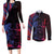 Samoan Pride Couples Matching Long Sleeve Bodycon Dress and Long Sleeve Button Shirt The Tui Manua - Polynesian Pride
