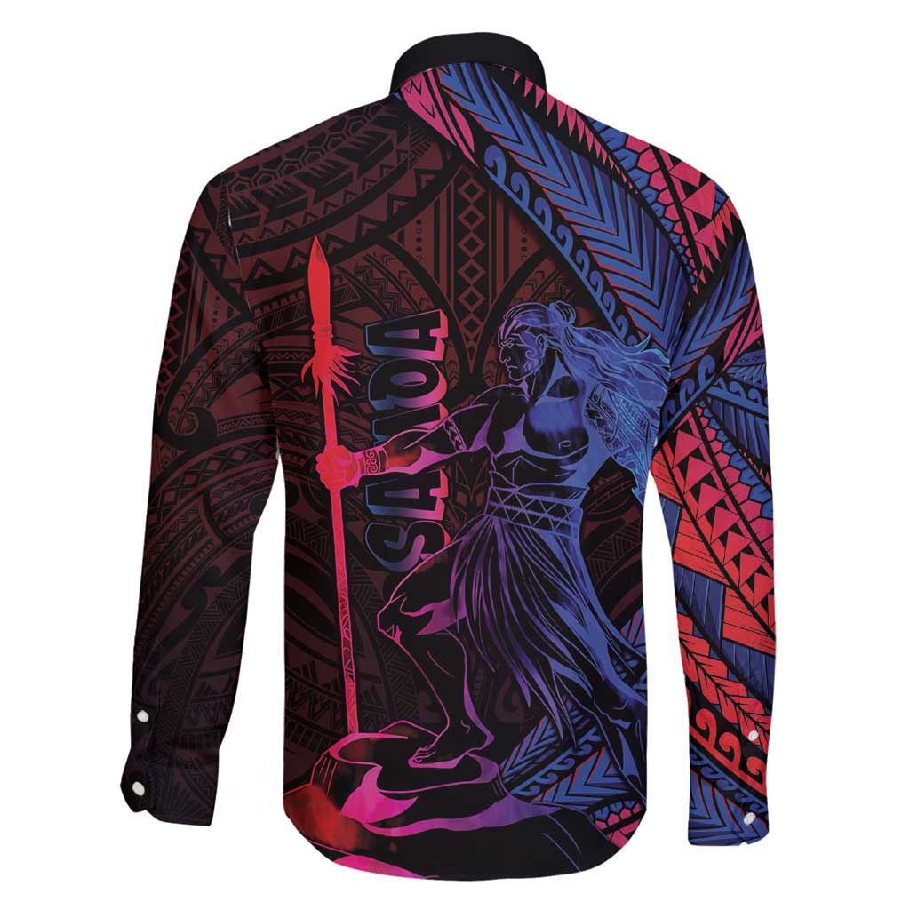 Samoan Pride Family Matching Summer Maxi Dress and Hawaiian Shirt The Tui Manua - Polynesian Pride