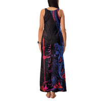 Samoan Pride Family Matching Tank Maxi Dress and Hawaiian Shirt The Tui Manua - Polynesian Pride