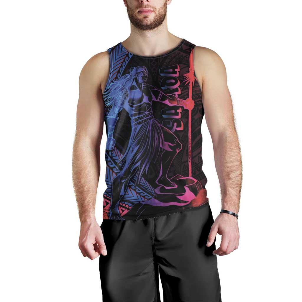 Samoan Pride Men Tank Top The Tui Manua - Polynesian Pride