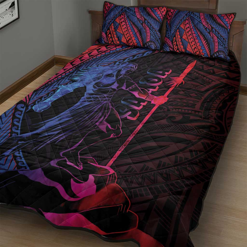 Samoan Pride Quilt Bed Set The Tui Manua - Polynesian Pride