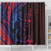 Samoan Pride Shower Curtain The Tui Manua - Polynesian Pride