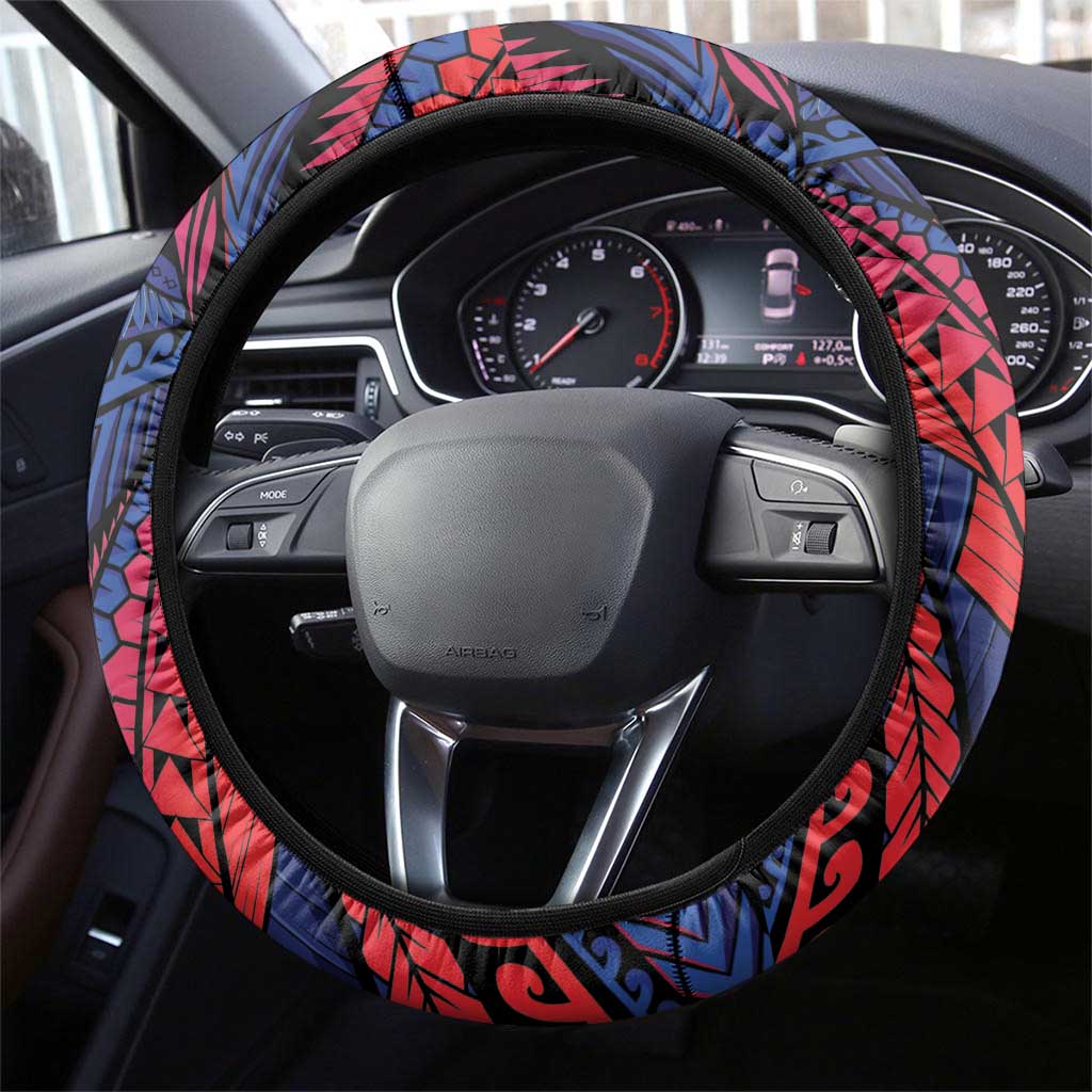 Samoan Pride Steering Wheel Cover The Tui Manua - Polynesian Pride