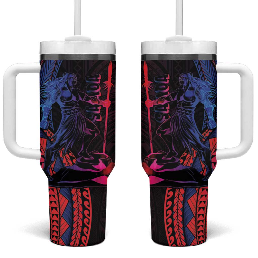 Samoan Pride Tumbler With Handle The Tui Manua - Polynesian Pride