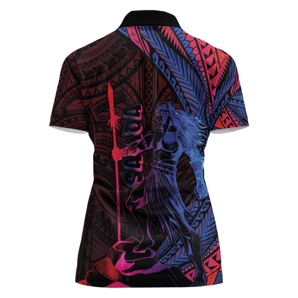 Samoan Pride Women Polo Shirt The Tui Manua - Polynesian Pride