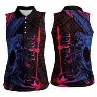 Samoan Pride Women Sleeveless Polo Shirt The Tui Manua - Polynesian Pride