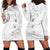 Lotu Tamaiti Samoa Hoodie Dress White Sunday Polynesian Tribal Pattern Elegant Style