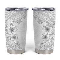 Lotu Tamaiti Samoa Tumbler Cup White Sunday Polynesian Tribal Pattern Elegant Style