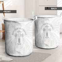 Samoa Christian Laundry Basket Rooted In Christ Polynesian Cross