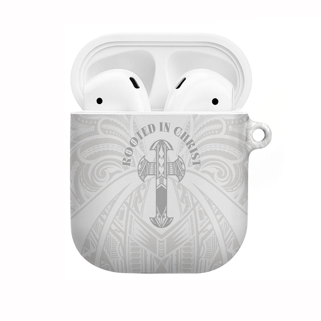 Samoa Christian AirPods Case Rooted In Christ Polynesian Cross