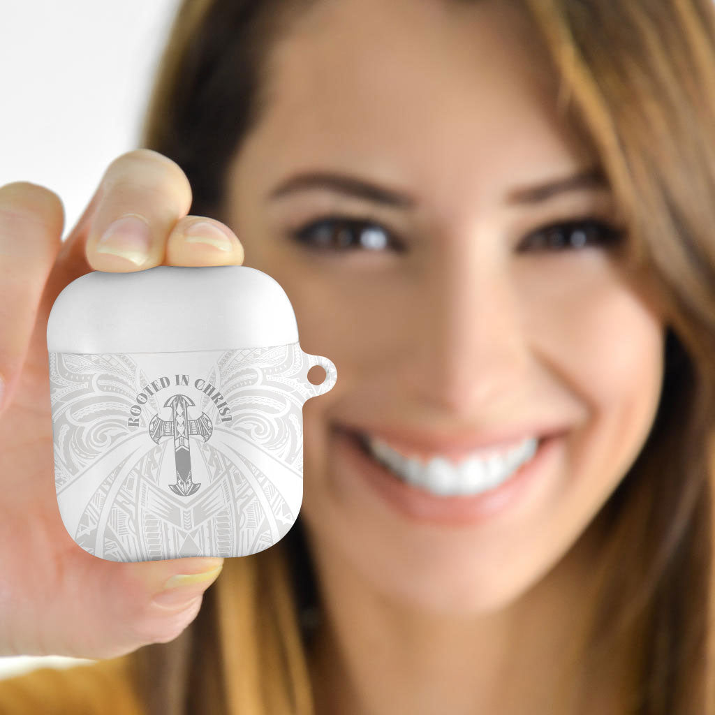 Samoa Christian AirPods Case Rooted In Christ Polynesian Cross