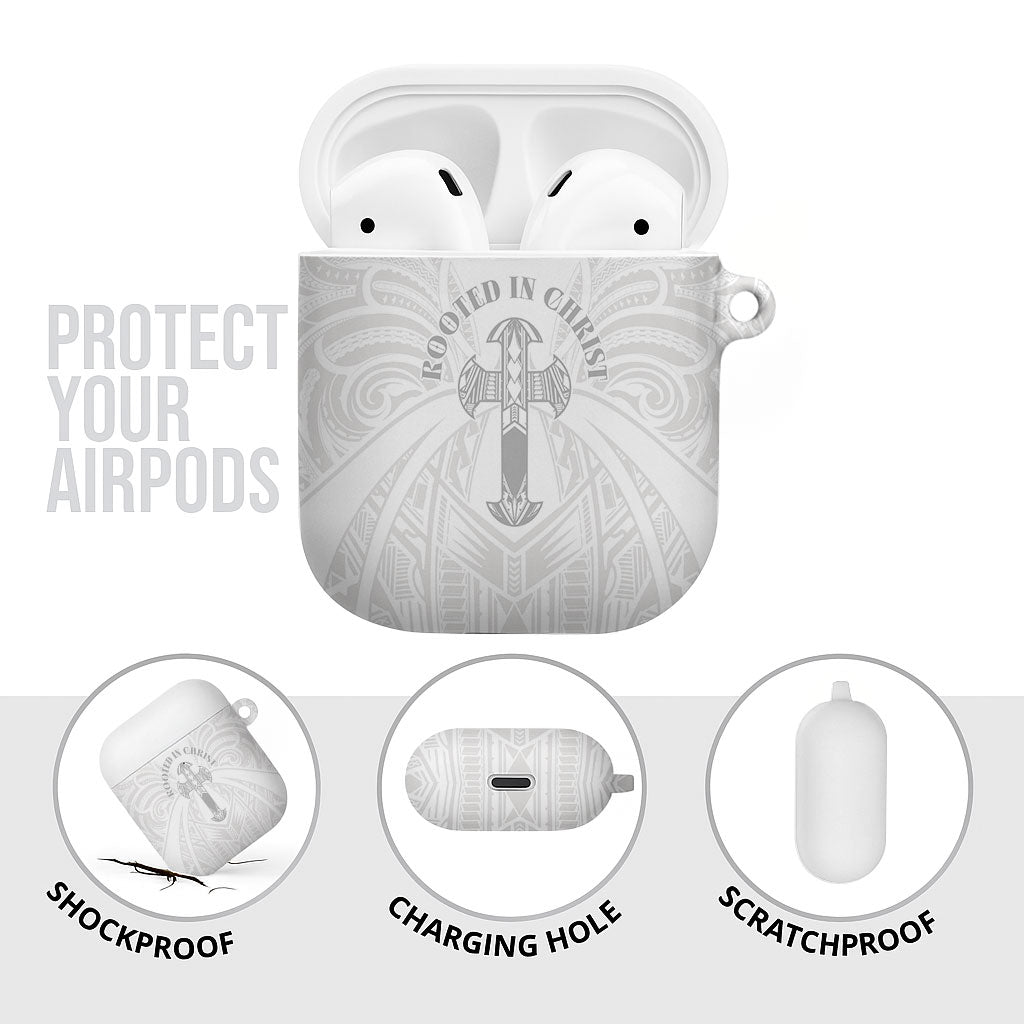 Samoa Christian AirPods Case Rooted In Christ Polynesian Cross