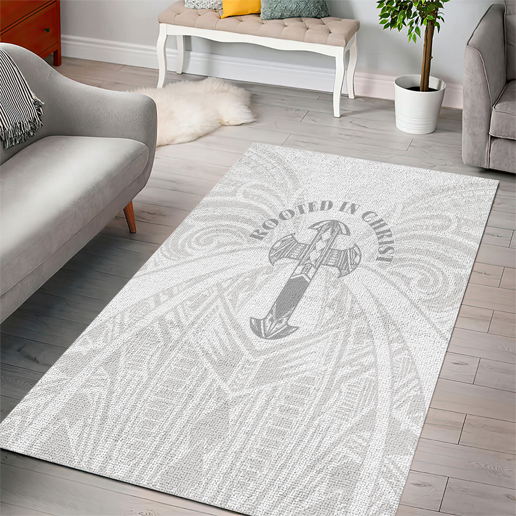 Samoa Christian Area Rug Rooted In Christ Polynesian Cross