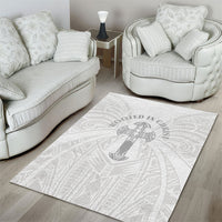 Samoa Christian Area Rug Rooted In Christ Polynesian Cross