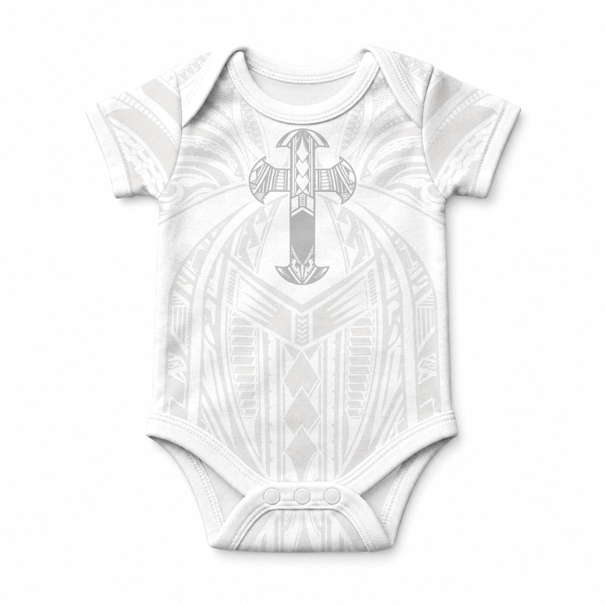 Samoa Christian Baby Onesie Rooted In Christ Polynesian Cross