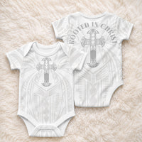 Samoa Christian Baby Onesie Rooted In Christ Polynesian Cross