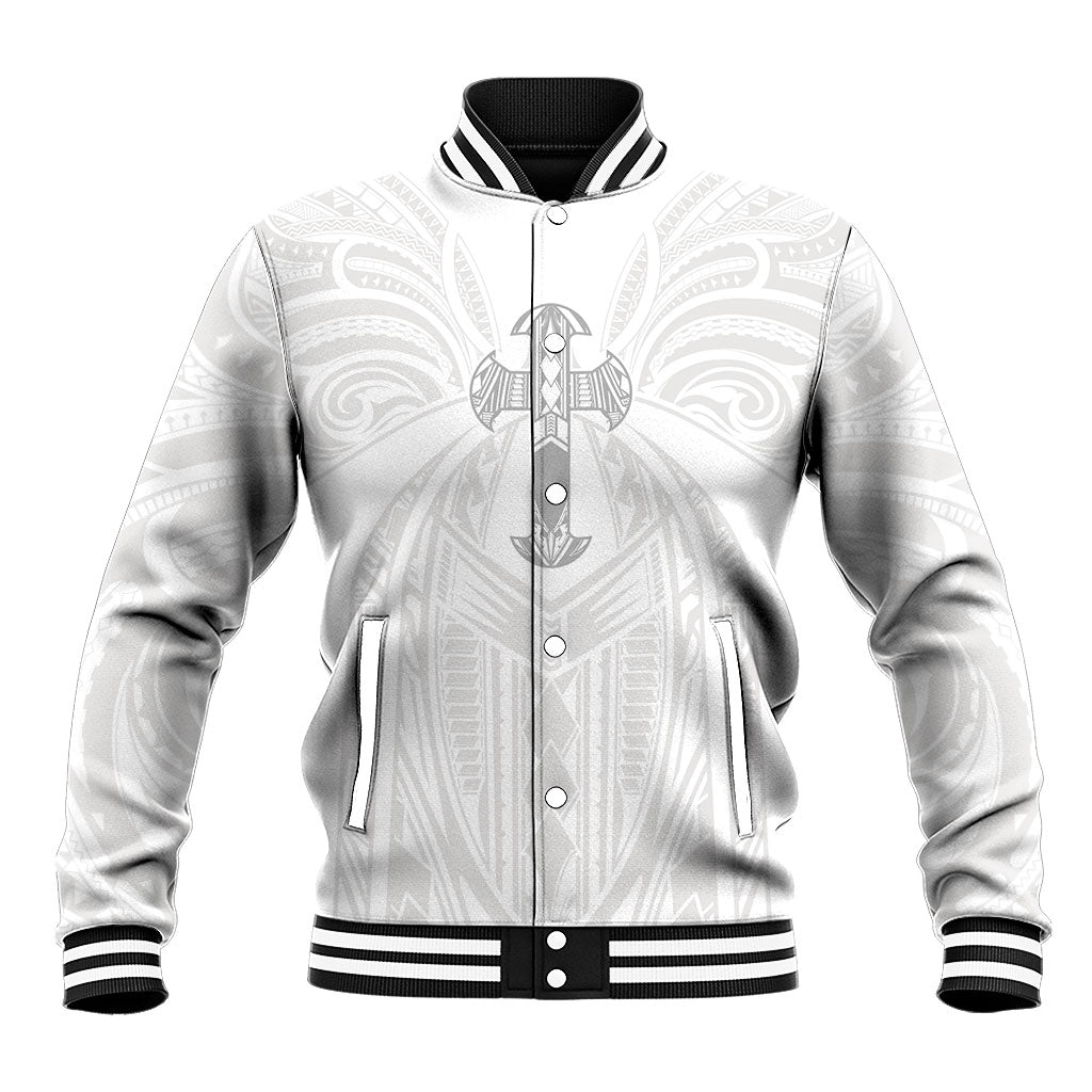 Samoa Christian Baseball Jacket Rooted In Christ Polynesian Cross