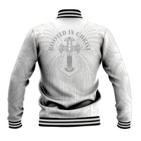 Samoa Christian Baseball Jacket Rooted In Christ Polynesian Cross
