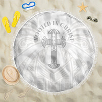 Samoa Christian Beach Blanket Rooted In Christ Polynesian Cross