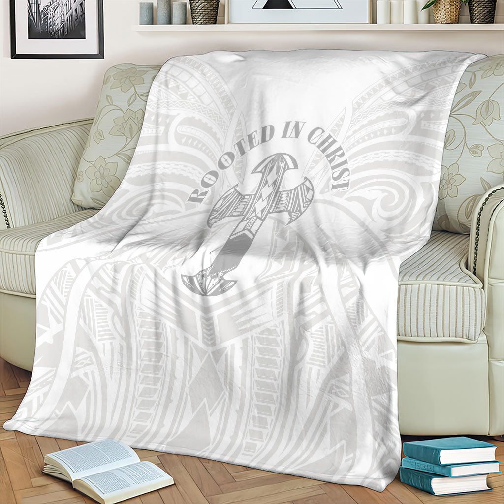 Samoa Christian Blanket Rooted In Christ Polynesian Cross