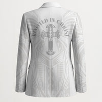Samoa Christian Blazer Rooted In Christ Polynesian Cross
