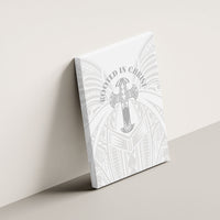 Samoa Christian Canvas Wall Art Rooted In Christ Polynesian Cross