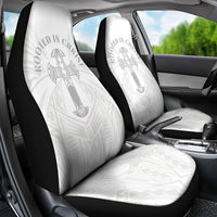 Samoa Christian Car Seat Cover Rooted In Christ Polynesian Cross