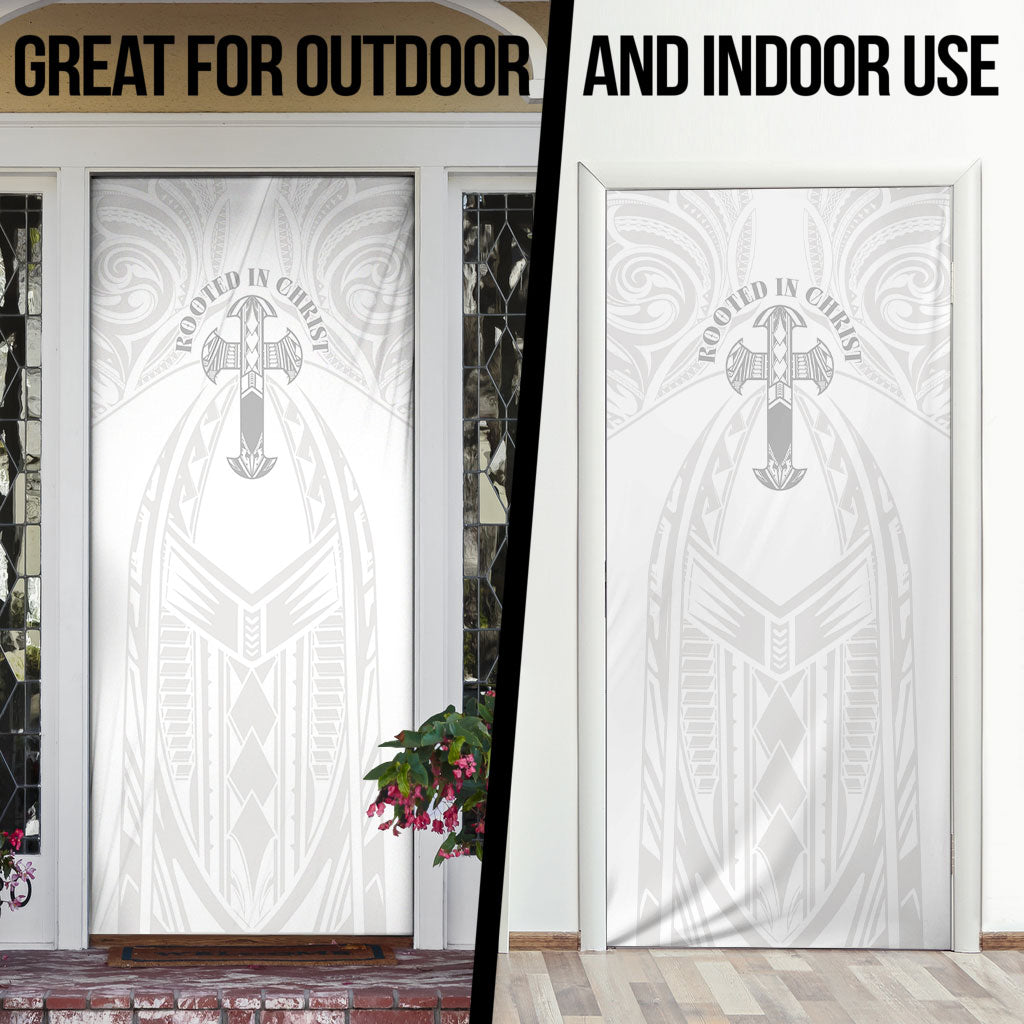 Samoa Christian Door Cover Rooted In Christ Polynesian Cross