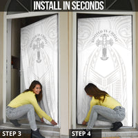 Samoa Christian Door Cover Rooted In Christ Polynesian Cross