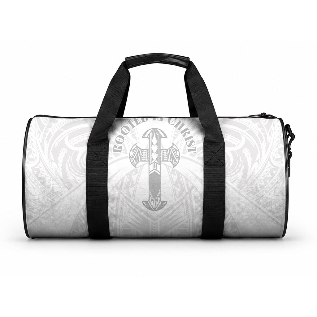 Samoa Christian Duffle Bag Rooted In Christ Polynesian Cross