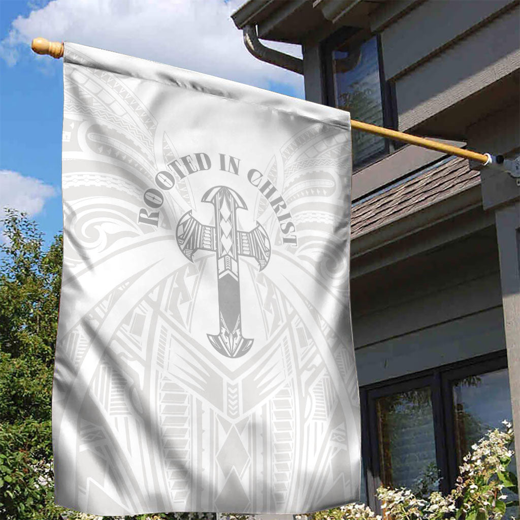 Samoa Christian Garden Flag Rooted In Christ Polynesian Cross