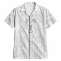 Samoa Christian Hawaiian Shirt Rooted In Christ Polynesian Cross