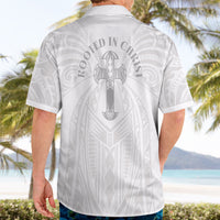 Samoa Christian Hawaiian Shirt Rooted In Christ Polynesian Cross