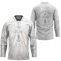 Samoa Christian Hockey Jersey Rooted In Christ Polynesian Cross