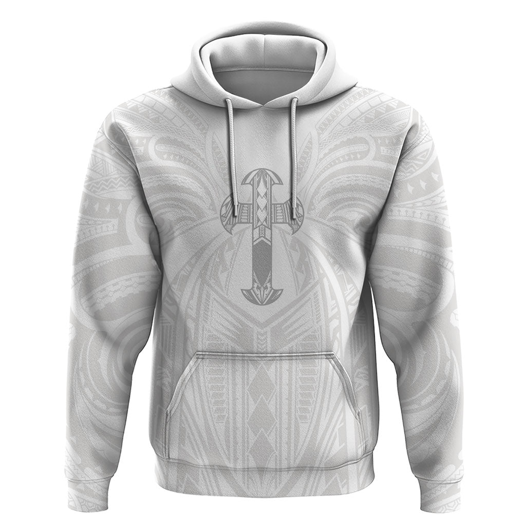Samoa Christian Hoodie Rooted In Christ Polynesian Cross