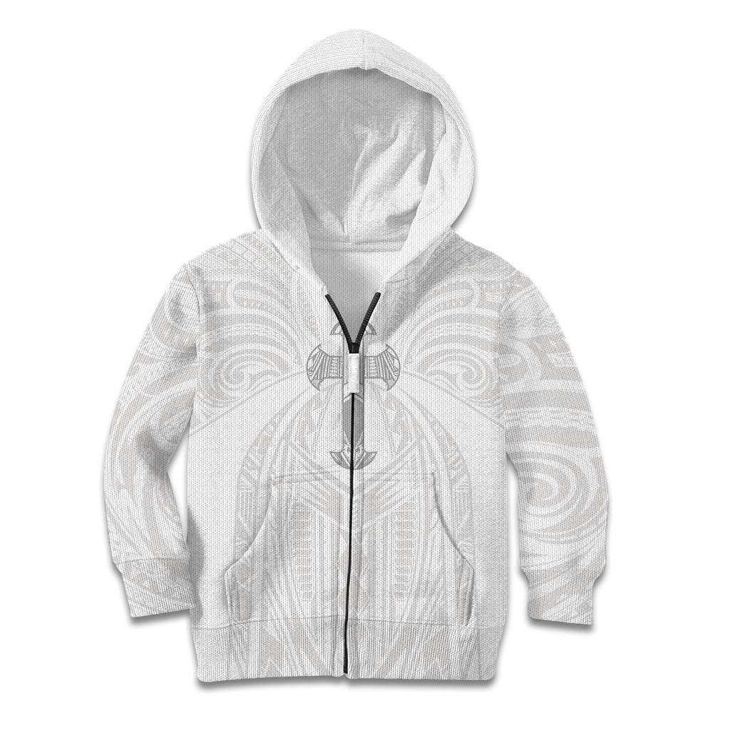 Samoa Christian Kid Hoodie Rooted In Christ Polynesian Cross