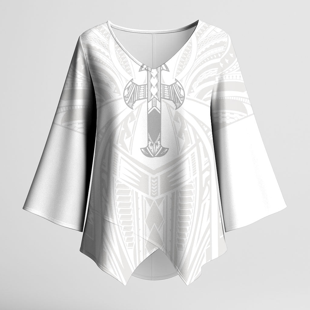 Samoa Christian Kimono Sleeve Blouse Rooted In Christ Polynesian Cross