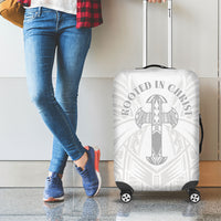 Samoa Christian Luggage Cover Rooted In Christ Polynesian Cross
