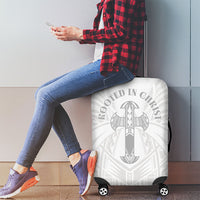 Samoa Christian Luggage Cover Rooted In Christ Polynesian Cross